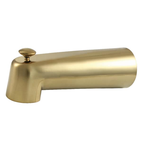 Kingston Brass 7" Diverter Tub Spout, Brushed Brass K1089A7 - main